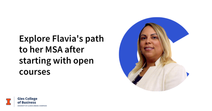 Choosing an MSA After Starting With Open Courses