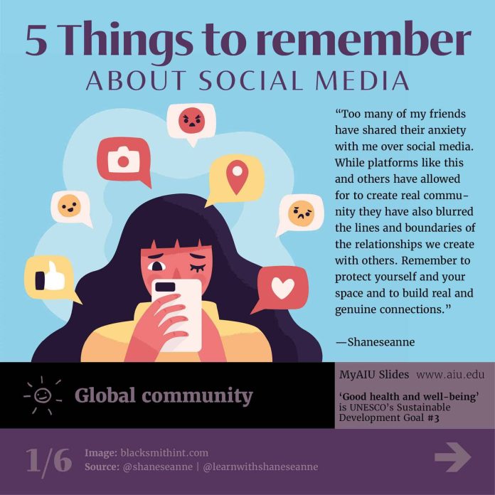 AIU Slides: 5 things to remember about social media