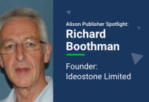 Alison Publisher Spotlight: Richard Boothman Alison Publisher Spotlight: Richard Boothman