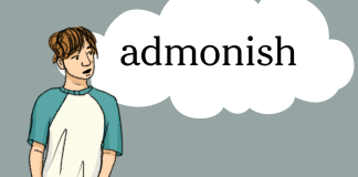 Word of the Day: admonish Word of the Day: admonish