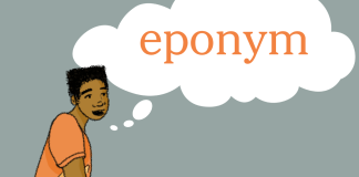 Word of the Day: eponym Word of the Day: eponym