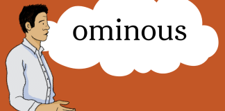 Word of the Day: ominous Word of the Day: ominous