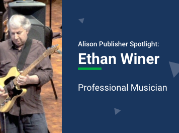 Alison Publisher Spotlight: Ethan Winer Alison Publisher Spotlight: Ethan Winer