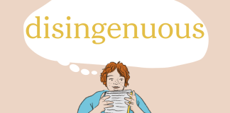 Word of the Day: disingenuous Word of the Day: disingenuous