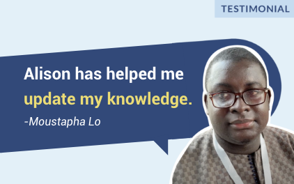 From Classroom to Keyboard: How Moustapha Enhanced His Skills with Alison From Classroom to Keyboard: How Moustapha Enhanced His Skills with Alison