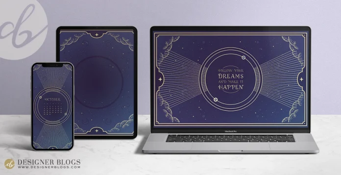 Free October 2023 Wallpaper & Instagram quote