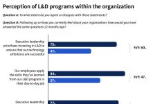 New Coursera L&D survey indicates greater investment in talent development from executive leadership in fast-evolving market New Coursera L&D survey indicates greater investment in talent development from executive leadership in fast-evolving market