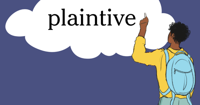 Word of the Day: plaintive