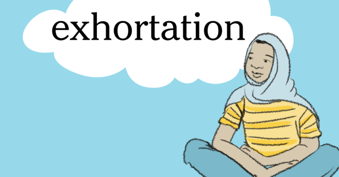 Word of the Day: exhortation