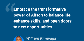 Transforming Lives with Alison: William Kimwaga’s Story Transforming Lives with Alison: William Kimwaga’s Story