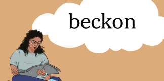 Word of the Day: beckon Word of the Day: beckon