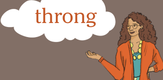 Word of the Day: throng Word of the Day: throng