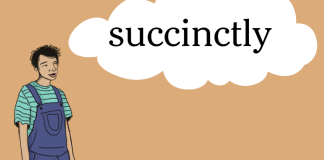 Word of the Day: succinctly Word of the Day: succinctly