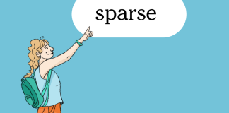 Word of the Day: sparse Word of the Day: sparse