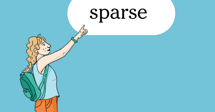 Word of the Day: sparse