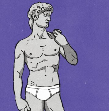 Underwear on a Statue Underwear on a Statue