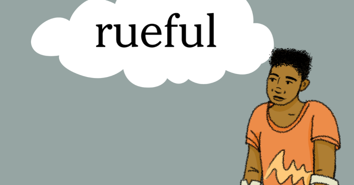 Word of the Day: rueful