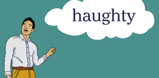 Word of the Day: haughty Word of the Day: haughty