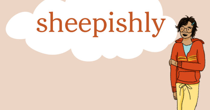 Word of the Day: sheepishly