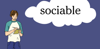 Word of the Day: sociable Word of the Day: sociable