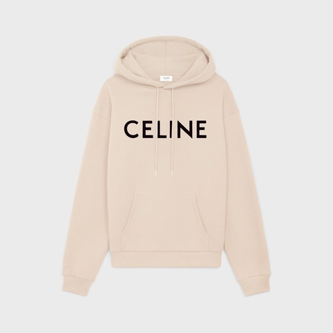 Celine Loose Hoodie In Cotton Fleece