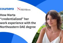 How Marta “credentialized” her work experience with the Northeastern DAE degree How Marta “credentialized” her work experience with the Northeastern DAE degree