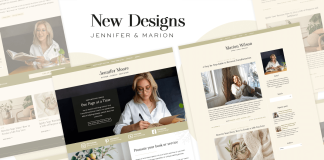New Designs for Authors and Coaches: Jennifer & Marion New Designs for Authors and Coaches: Jennifer & Marion