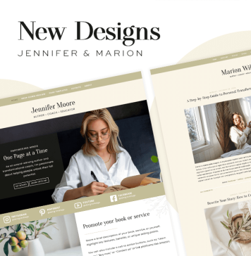 New Designs for Authors and Coaches: Jennifer & Marion New Designs for Authors and Coaches: Jennifer & Marion