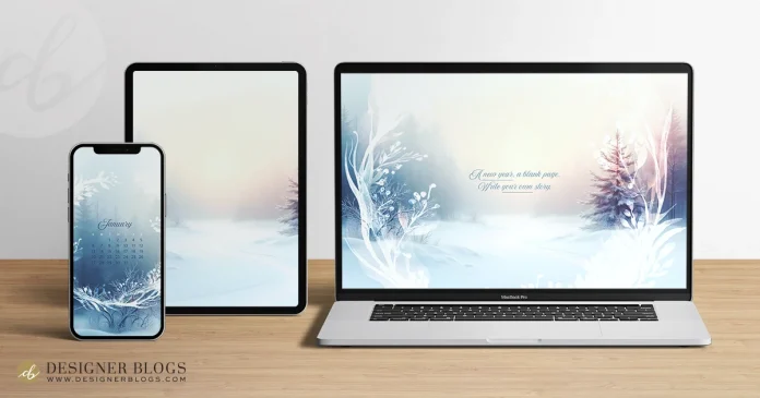 Free January 2025 Wallpaper – Dreamy Winter Free January 2025 Wallpaper – Dreamy Winter