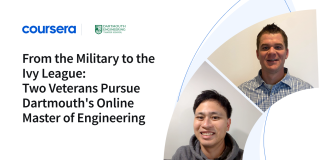 From the Military to the Ivy League: Two Veterans Pursue Dartmouth’s Online Master of Engineering From the Military to the Ivy League: Two Veterans Pursue Dartmouth’s Online Master of Engineering