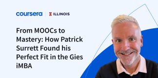 From MOOCs to Mastery: How Patrick Surrett Found his Perfect Fit in the Gies iMBA From MOOCs to Mastery: How Patrick Surrett Found his Perfect Fit in the Gies iMBA
