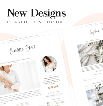 New Boho Blog Designs: Charlotte & Sophia New Boho Blog Designs: Charlotte & Sophia