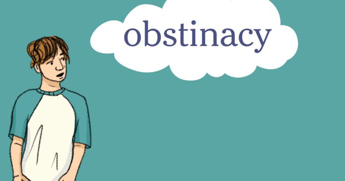 Word of the Day: obstinacy