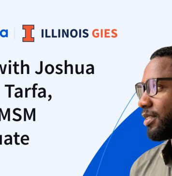 Q&A with Joshua David Tarfa, Gies iMSM Graduate Q&A with Joshua David Tarfa, Gies iMSM Graduate