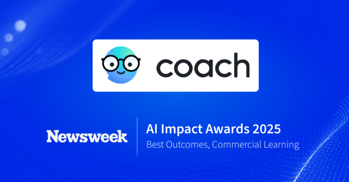Coursera Coach Wins Newsweek AI Impact Award for Outcomes in Commercial Learning