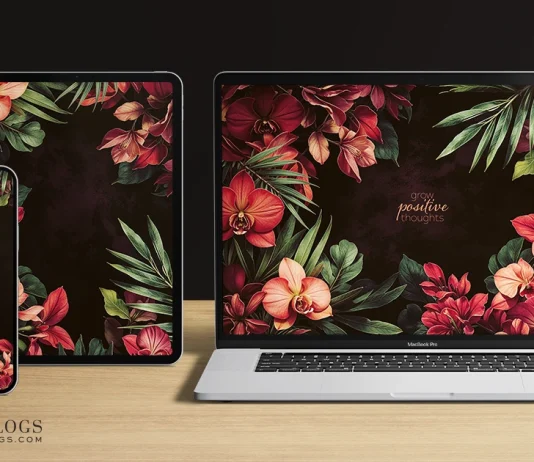 Free July 2025 Wallpaper – Botanical Elegance Free July 2025 Wallpaper – Botanical Elegance
