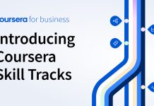 Introducing Coursera Skill Tracks: A tailored, data-backed learning solution to help functional teams develop critical and verified skills Introducing Coursera Skill Tracks: A tailored, data-backed learning solution to help functional teams develop critical and verified skills