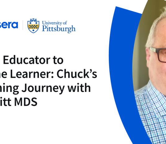 From Educator to Online Learner: Chuck’s Learning Journey with the Pitt MDS From Educator to Online Learner: Chuck’s Learning Journey with the Pitt MDS