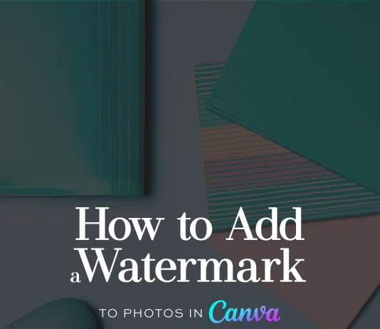 How to Add a Watermark to Photos in Canva How to Add a Watermark to Photos in Canva