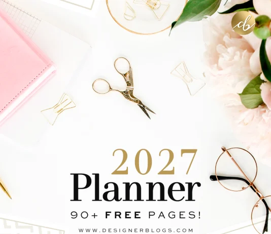 Free 2027 Printable Planner: 90+ Pages for Life, Budget, Blog & Social Media Free 2027 Printable Planner: 90+ Pages for Life, Budget, Blog & Social Media